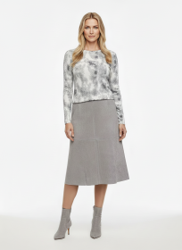 Блузка женская молочно-серая