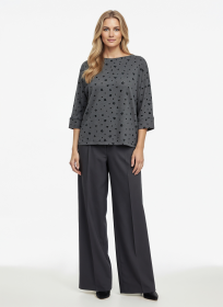 Блузка трикотажная с манжетом